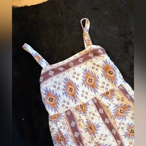 Western Patterned Dress